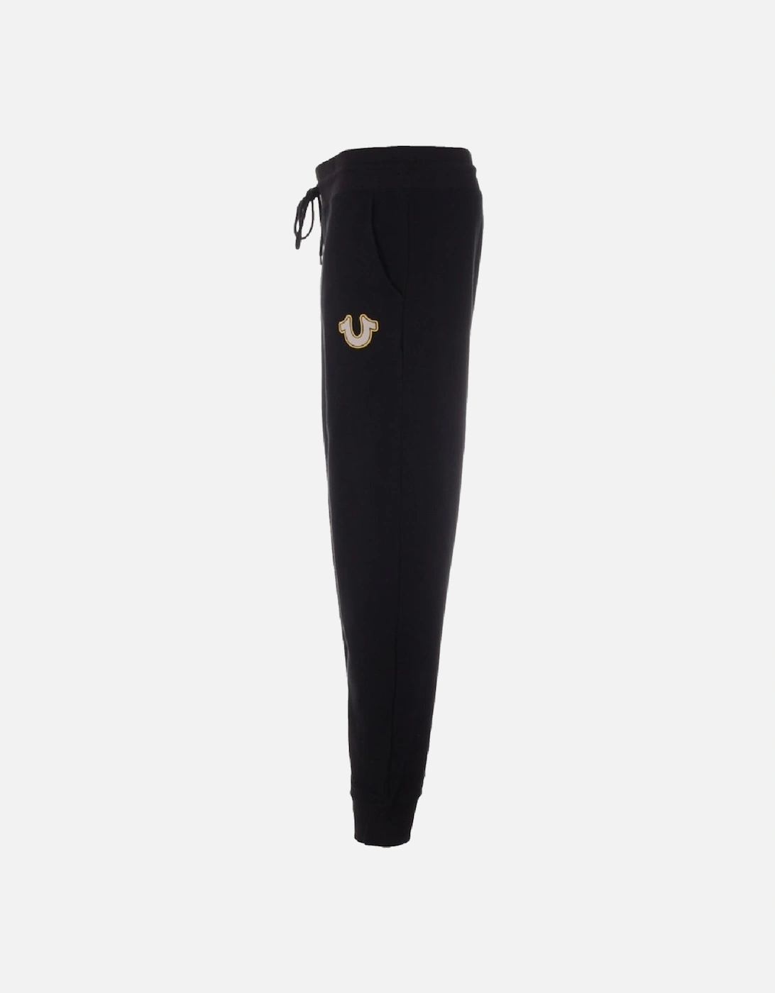 Horseshoe Puff Jogger Black Sweatpants