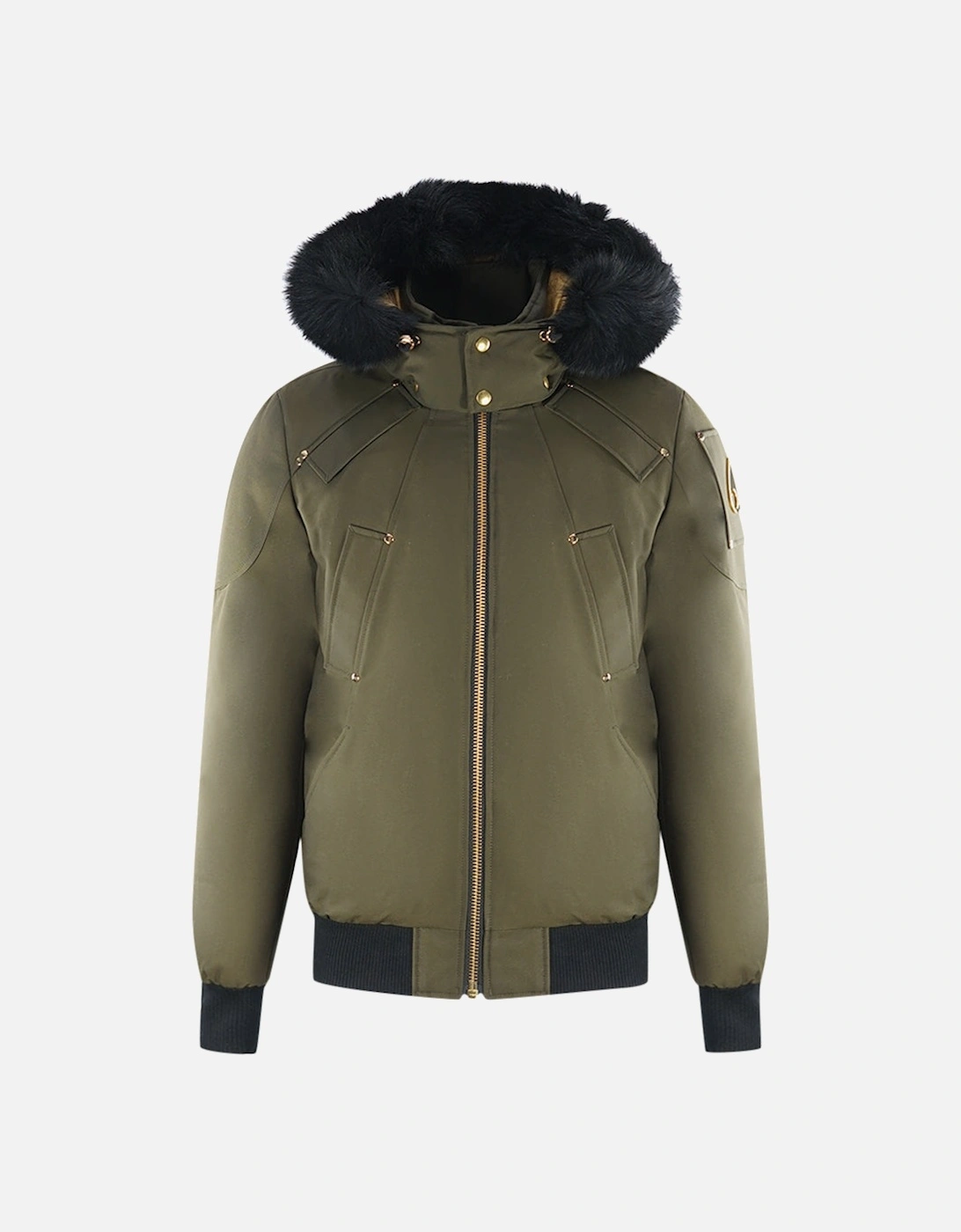 Little Rapids Army Green Bomber Down Jacket, 4 of 3