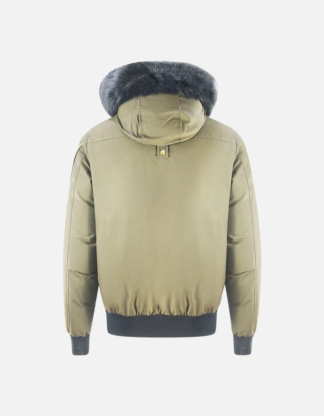 Little Rapids Army Green Bomber Down Jacket