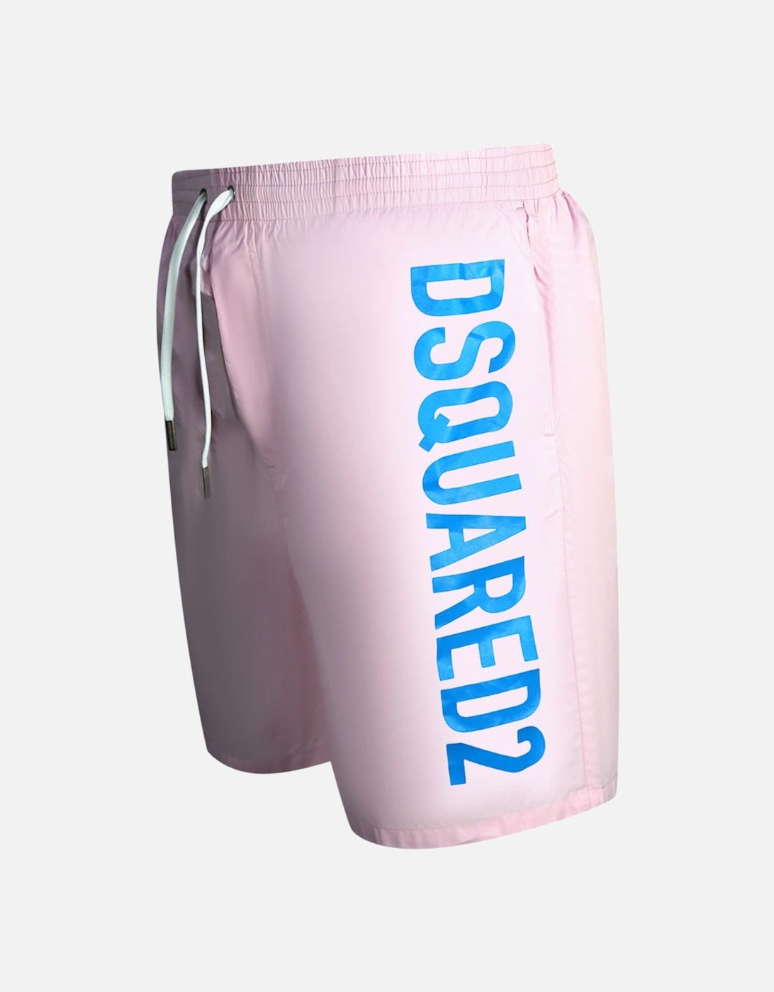 Large Logo Pink Swim Shorts