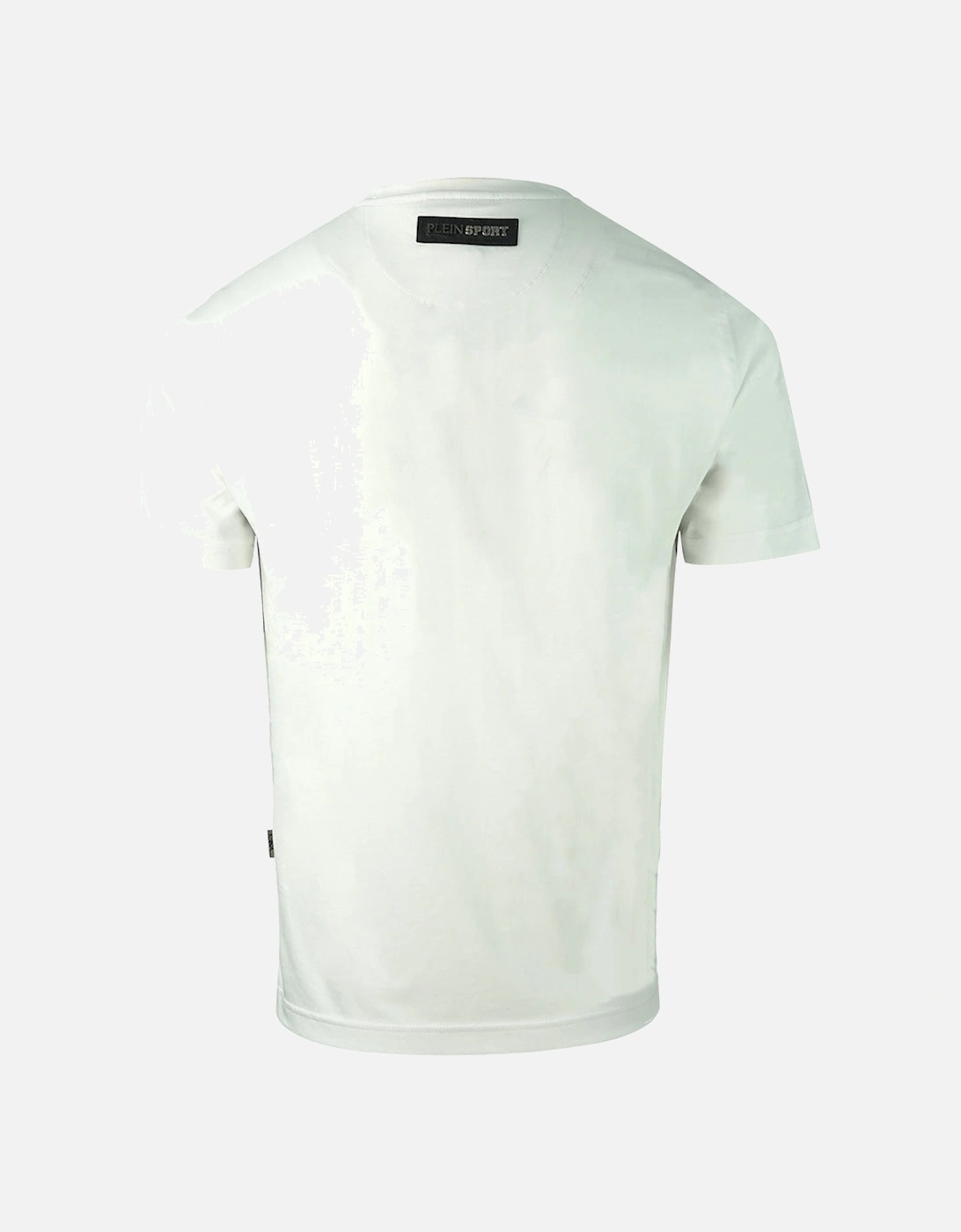 Plein Sport Tiger Head Logo White T Shirt