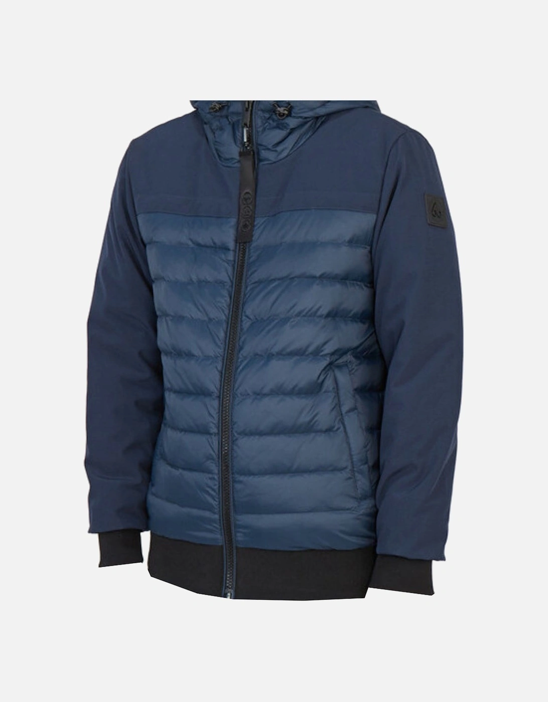 Kleskun Panel Navy Blue Down Jacket