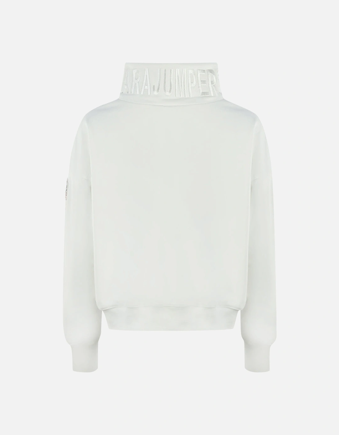 Alida Half-Zip Off White Jumper