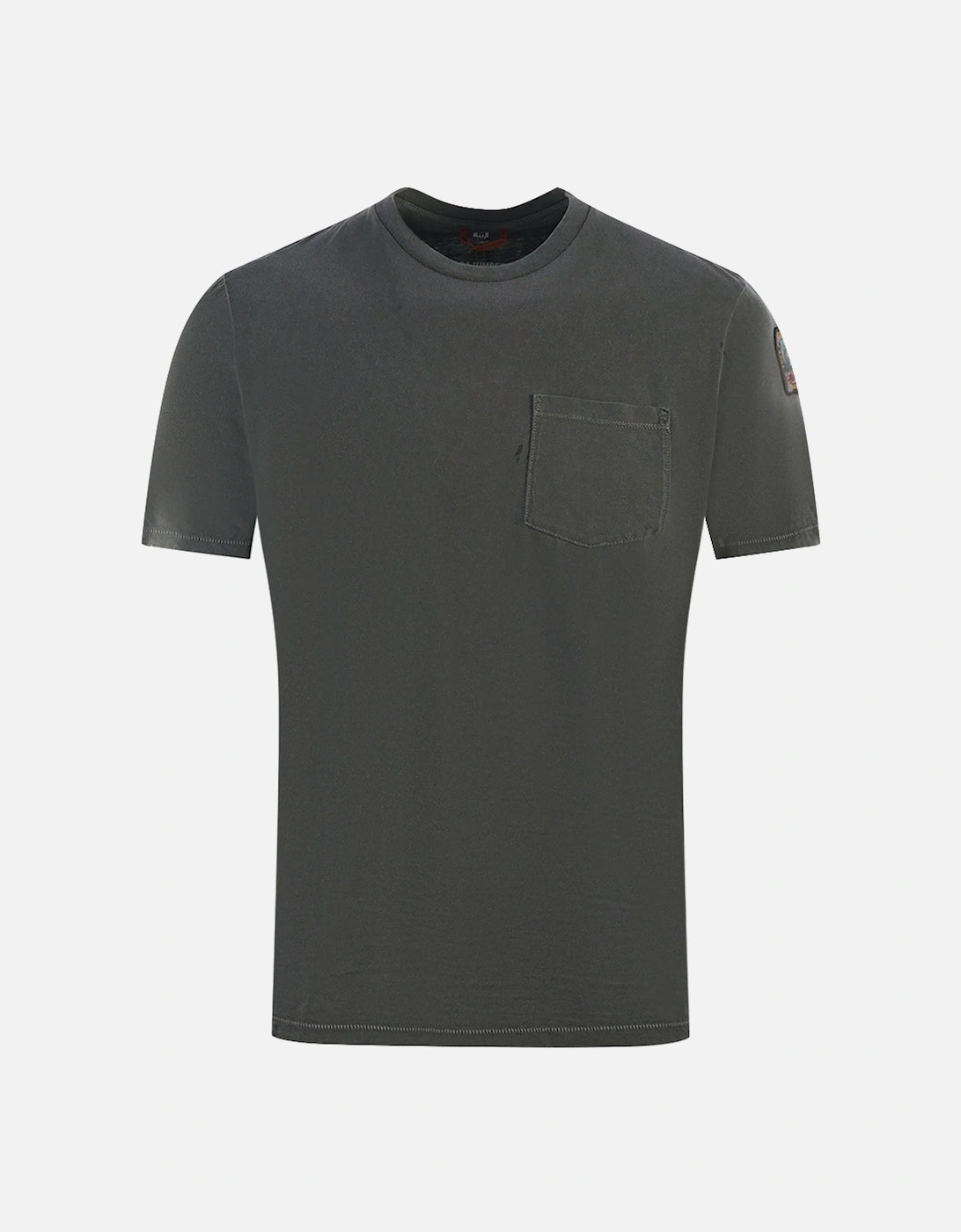 Basic Tee Chest Pocket Black T-Shirt, 4 of 3