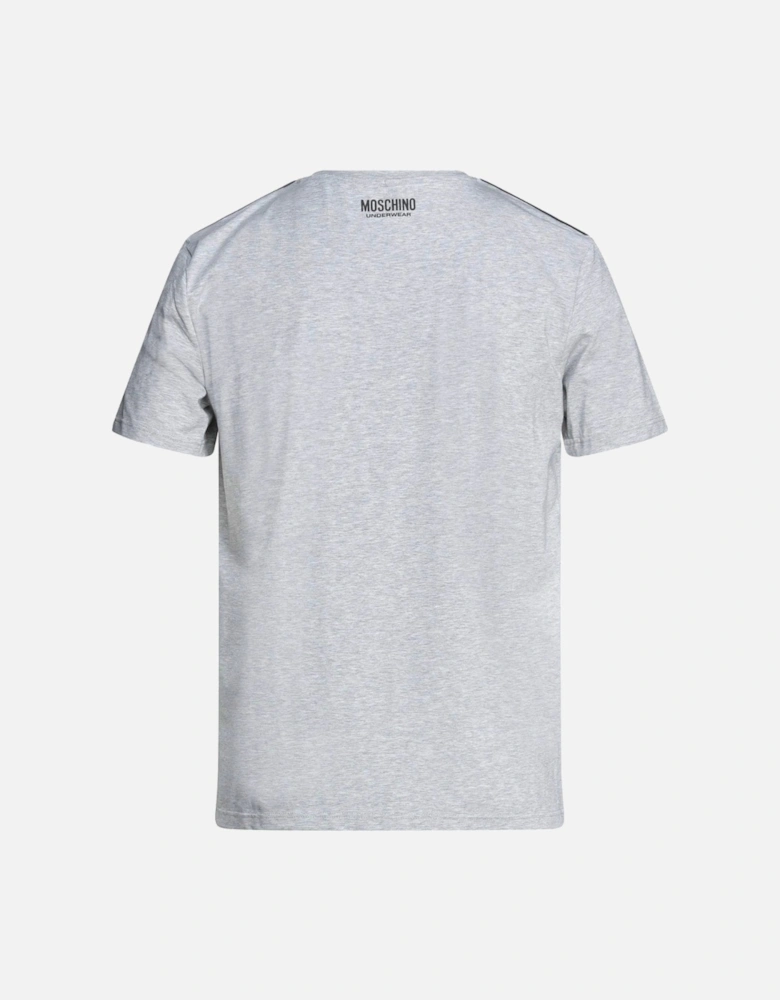 Brand Tape Logo Grey T-Shirt