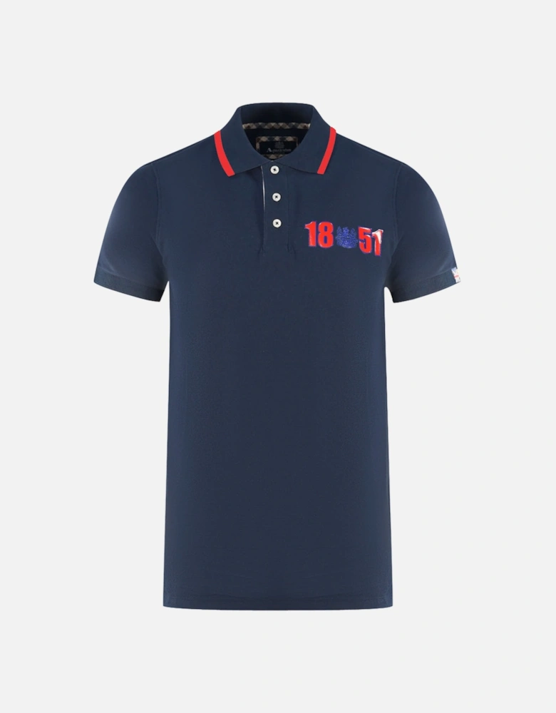 London 1851 Navy Blue Polo Shirt