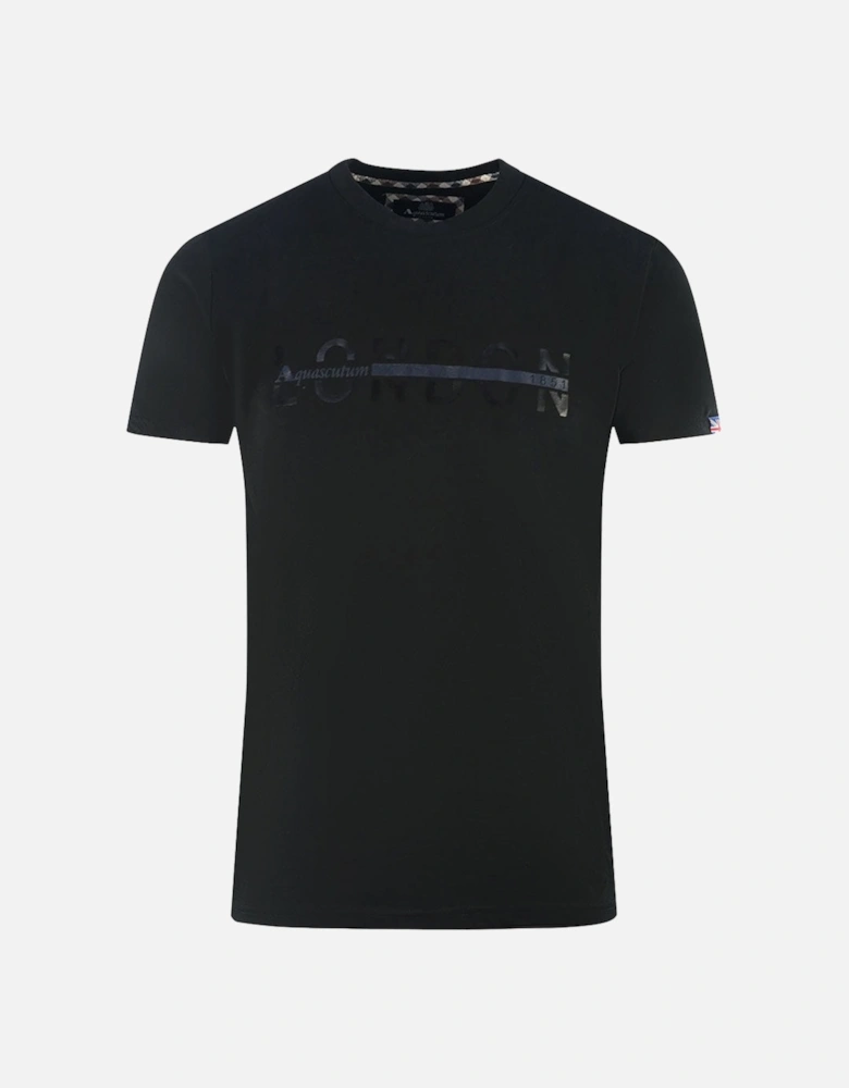 London 1851 Split Logo Black T-Shirt