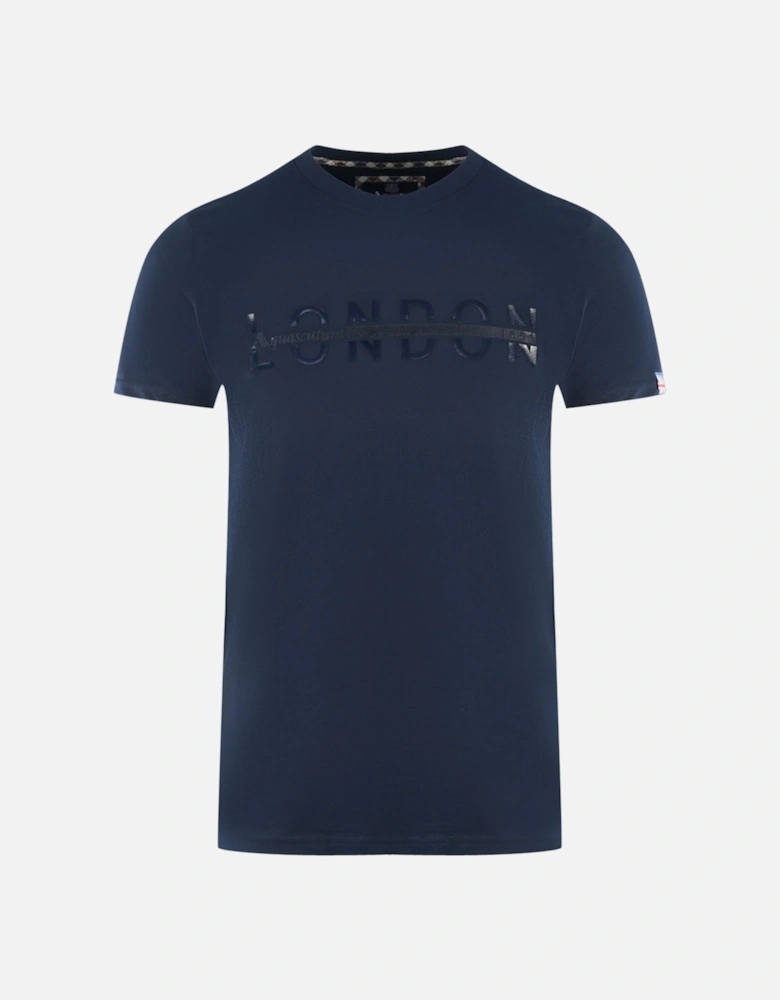 London 1851 Split Logo Navy Blue T-Shirt