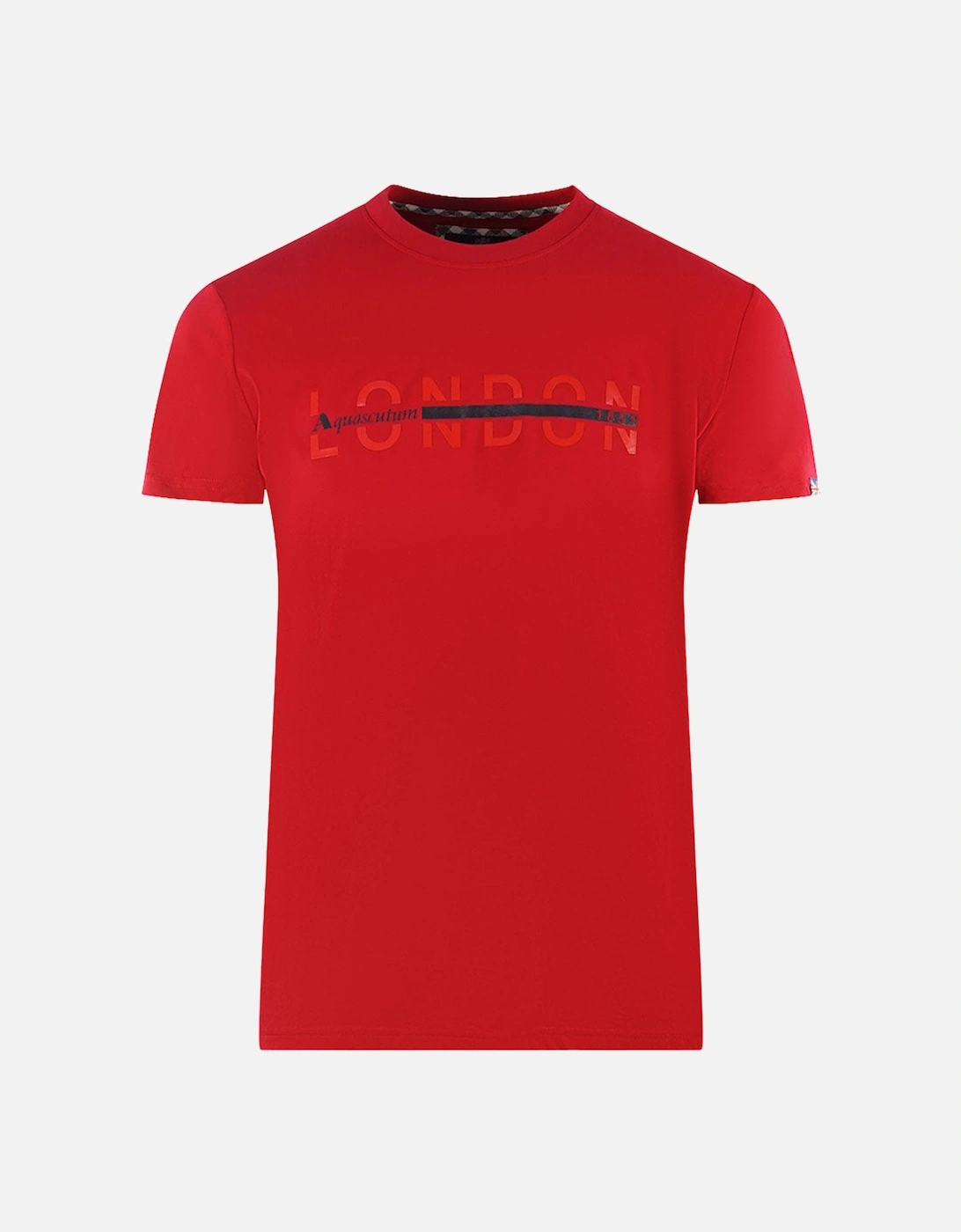 London 1851 Split Logo Red T-Shirt, 4 of 3