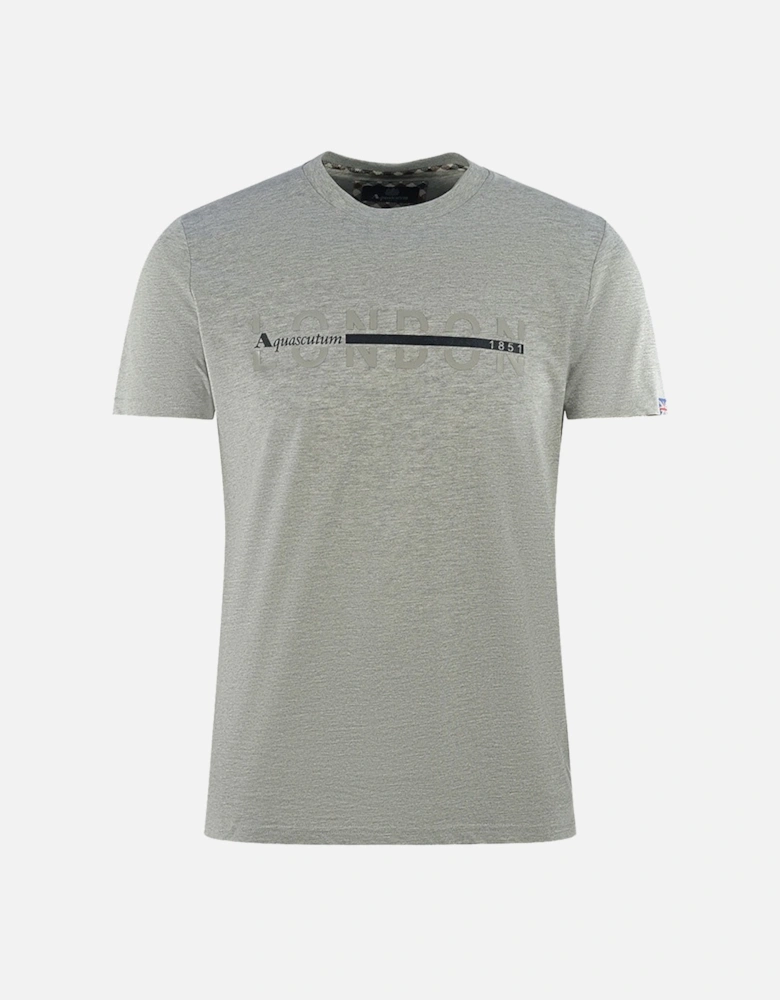 London 1851 Split Logo Grey T-Shirt