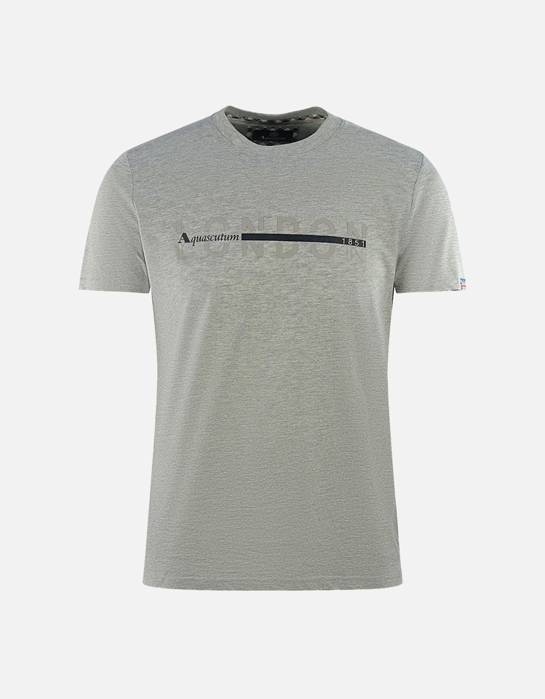 London 1851 Split Logo Grey T-Shirt, 4 of 3