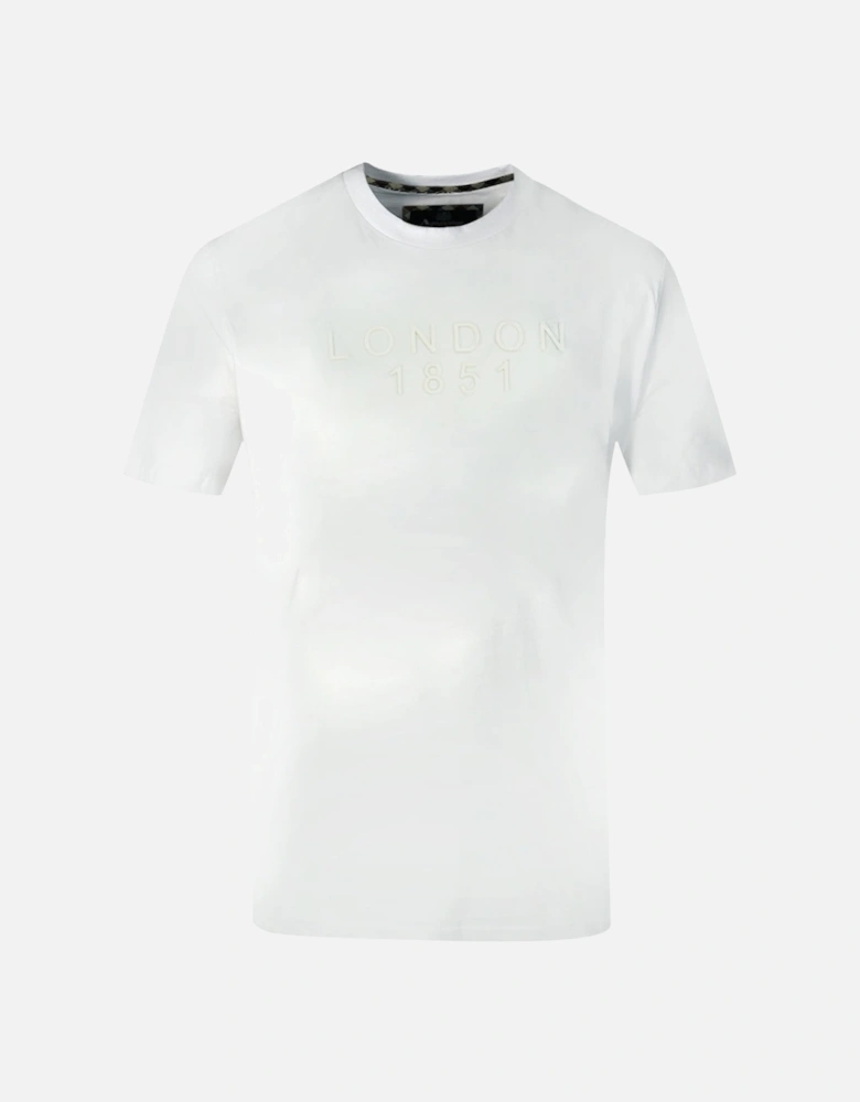 London 1851 Tape Logo White T-Shirt