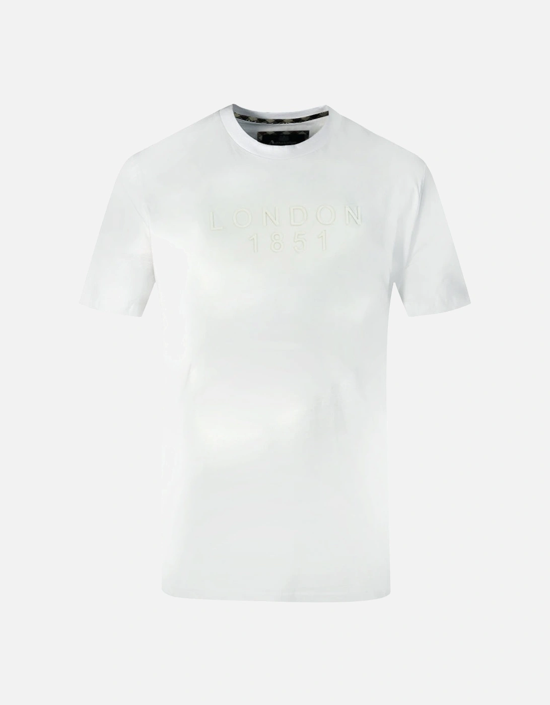 London 1851 Tape Logo White T-Shirt, 4 of 3