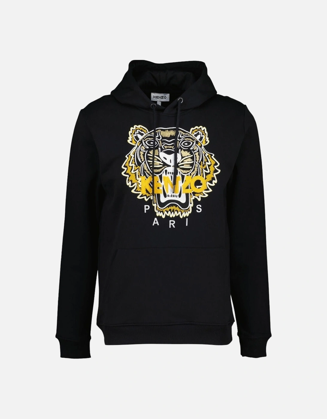 Tiger Embroidered Varsity Icon Black Hoodie, 3 of 2