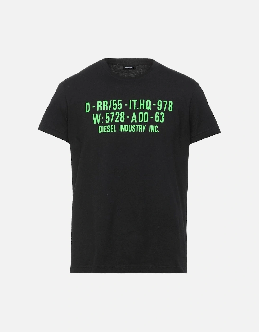Green 978 Logo Black T-Shirt, 3 of 2