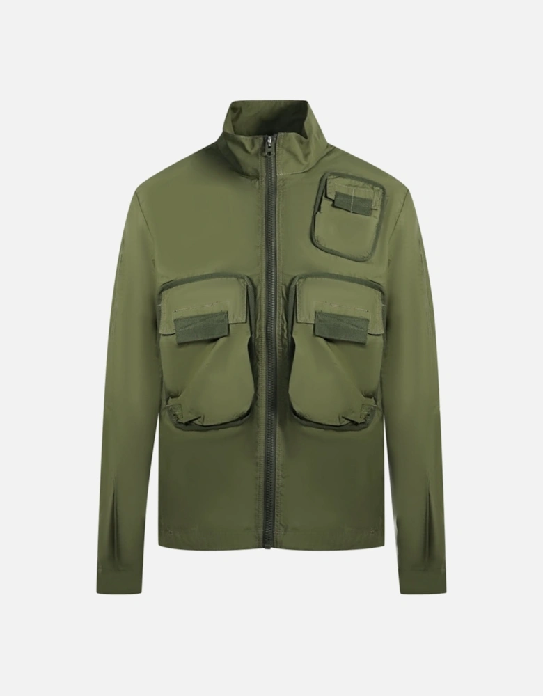 Bound Pocket Track Green Bomber Jacket