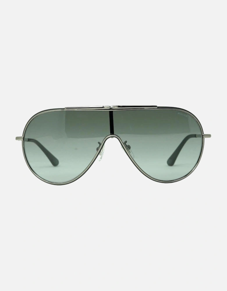 SPL964M 0K56 Silver Sunglasses