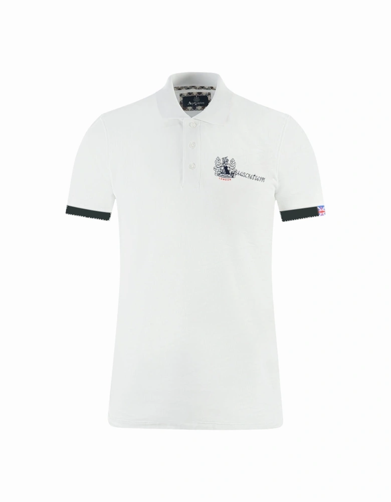 London Aldis White Polo Shirt