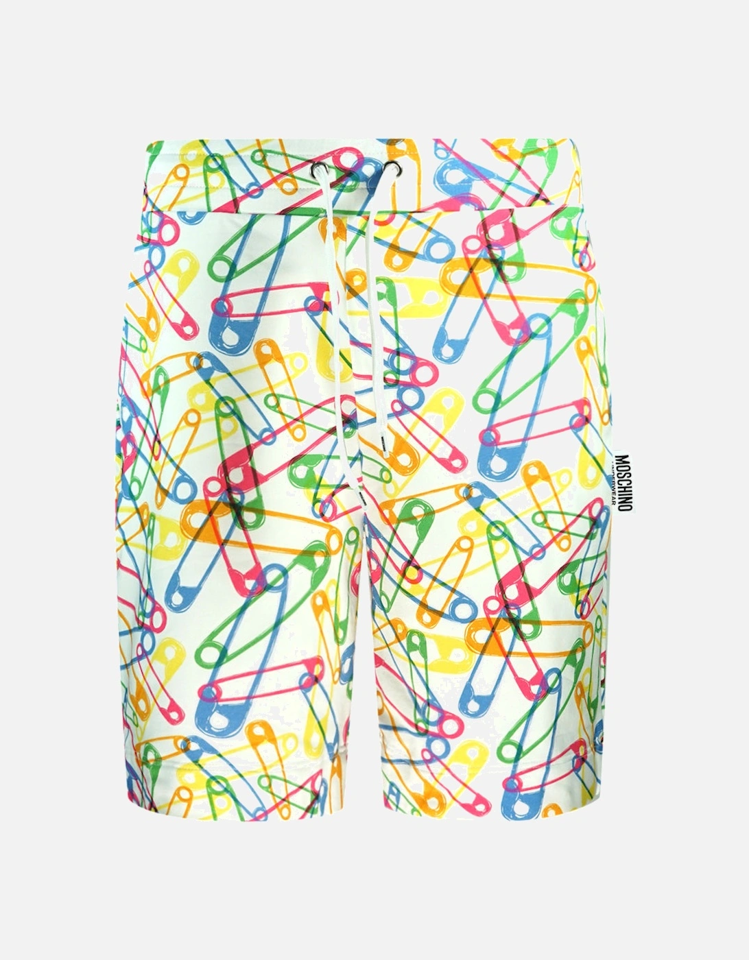 Multicolour Pin Design White Shorts, 3 of 2