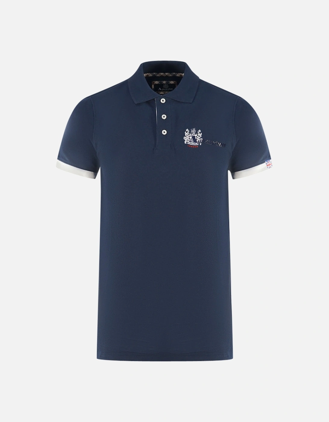 London Aldis Navy Blue Polo Shirt, 4 of 3