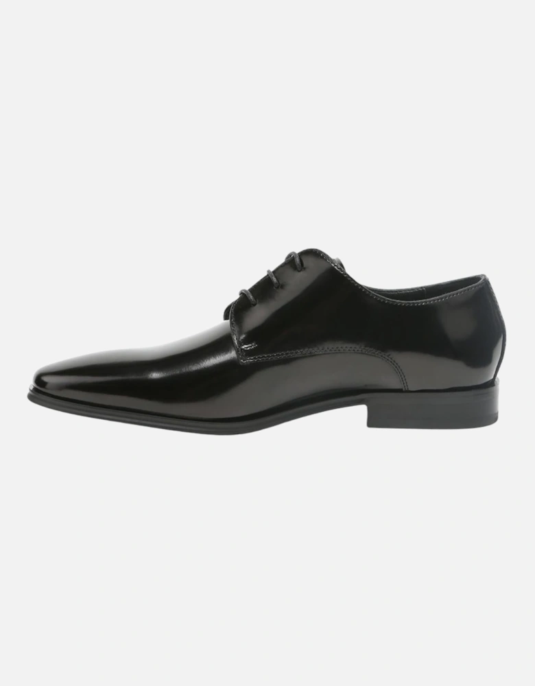 Derby Black Leather Shoes