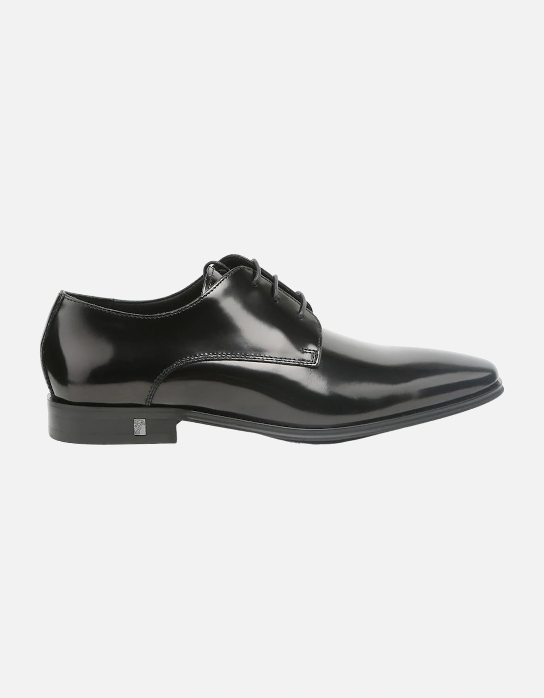 Derby Black Leather Shoes, 5 of 4