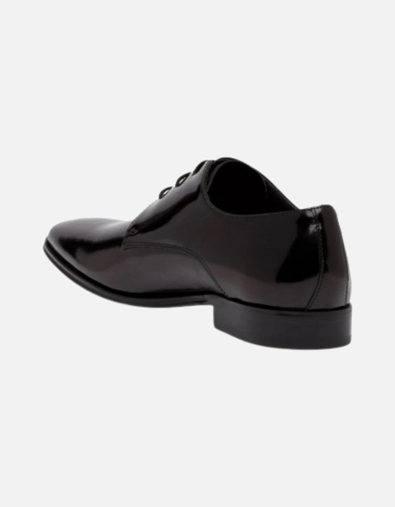 Derby Black Leather Shoes