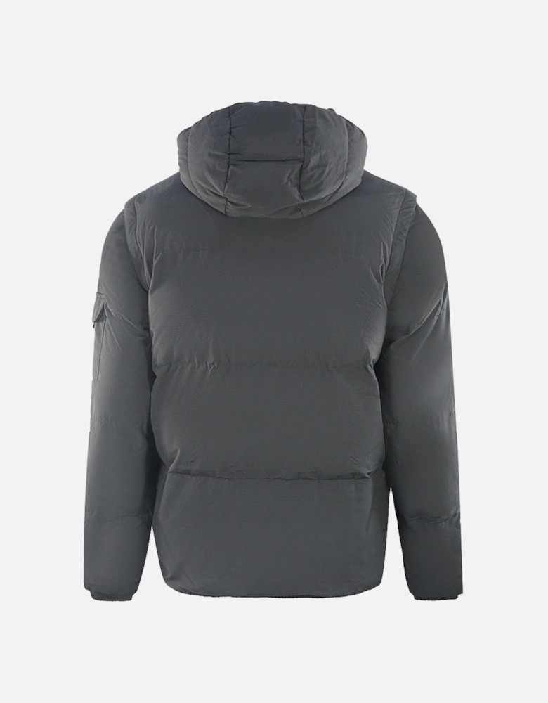 Lyle & Scott 2 in 1 Ripstop Black Puffer Jacket