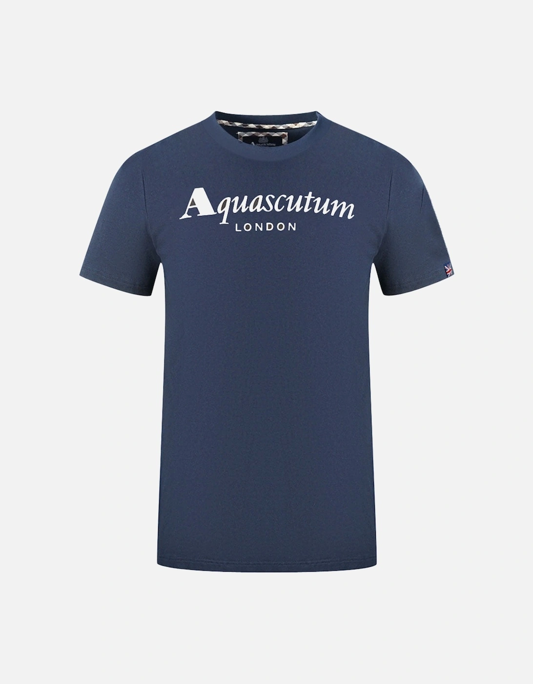 London Brand Logo Navy Blue T-Shirt, 3 of 2