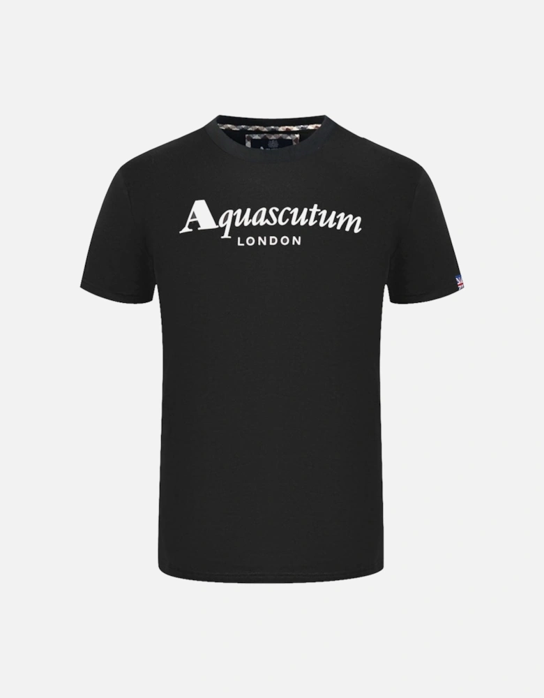 London Brand Logo Black T-Shirt