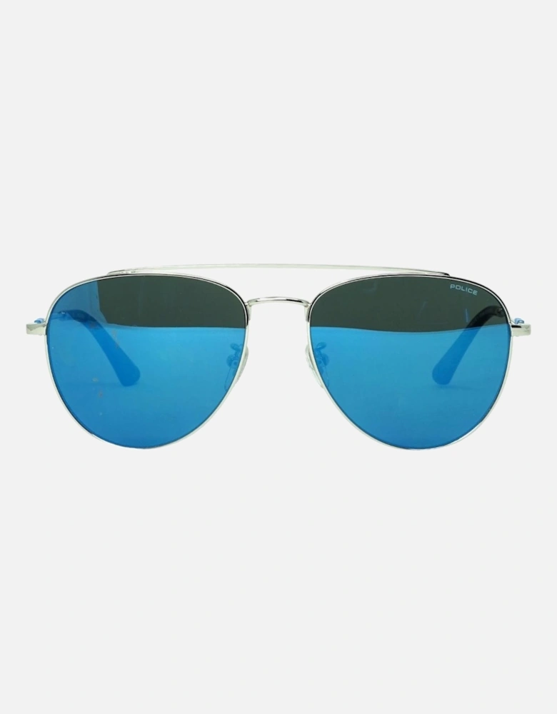 SPL995M 579B Silver Sunglasses