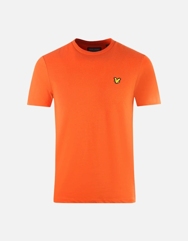 Lyle & Scott Back Print Orange T-Shirt