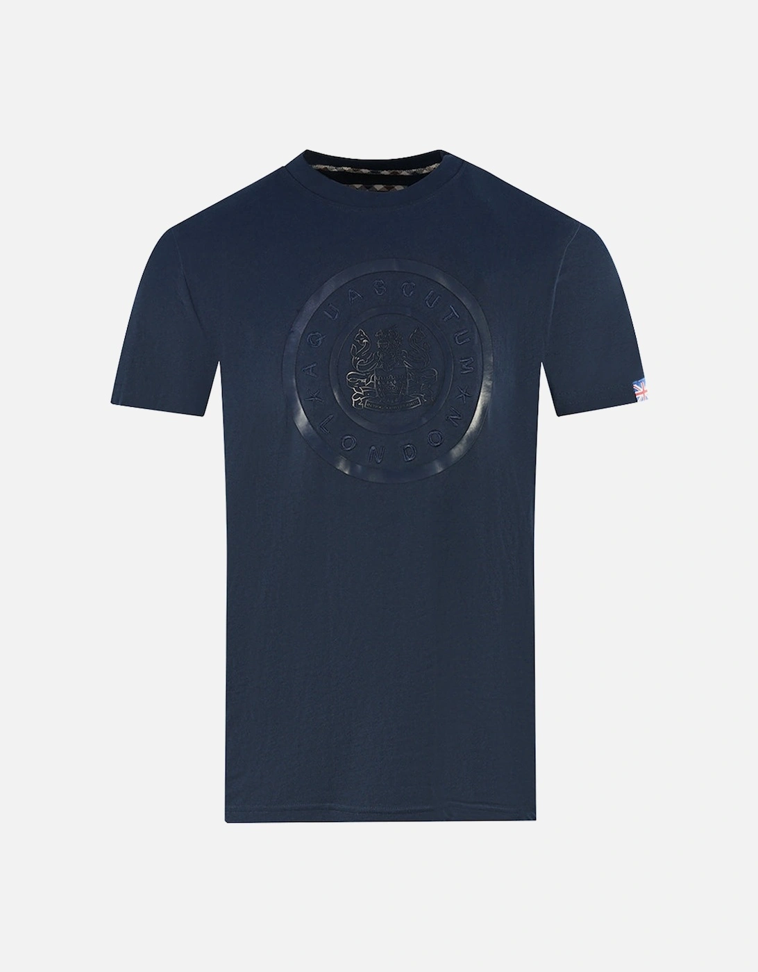 London Circle Logo Navy Blue T-Shirt, 3 of 2