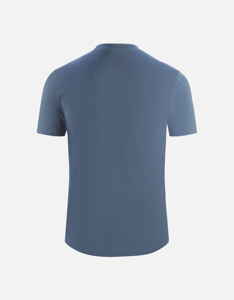 Cavalli Class Snake Head Logo Navy Blue T-Shirt