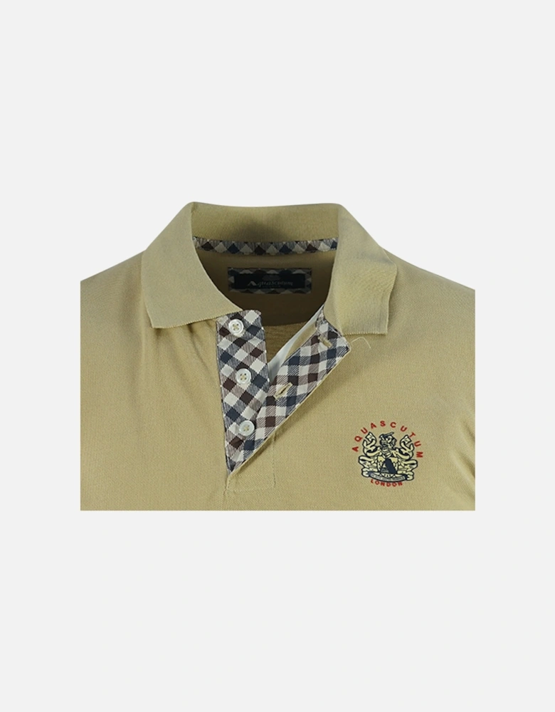 London Crest Beige Polo Shirt