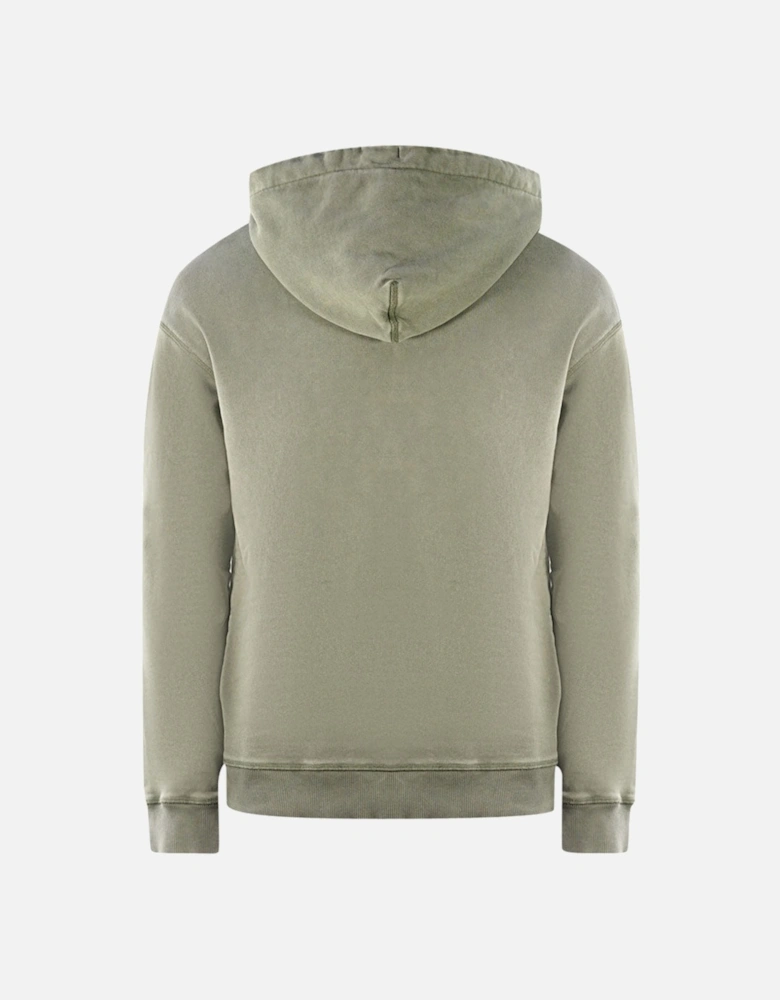 Lyle & Scott Brand Logo Green Pull-Over Hoodie