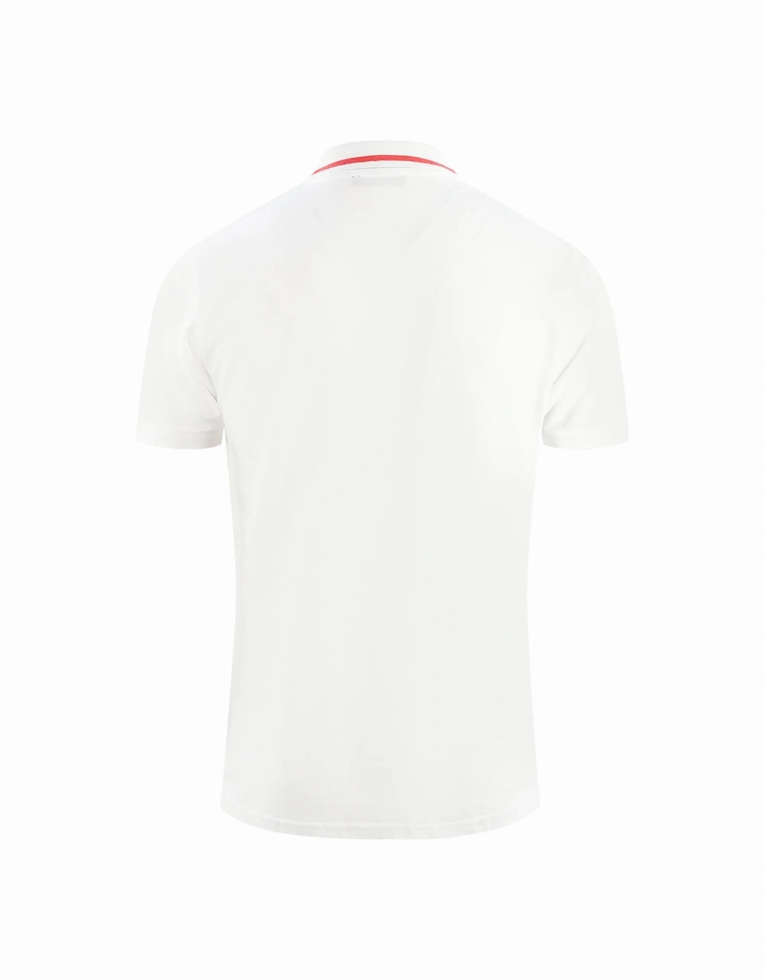 Cavalli Class Circular Snake Logo White Polo Shirt, 3 of 2