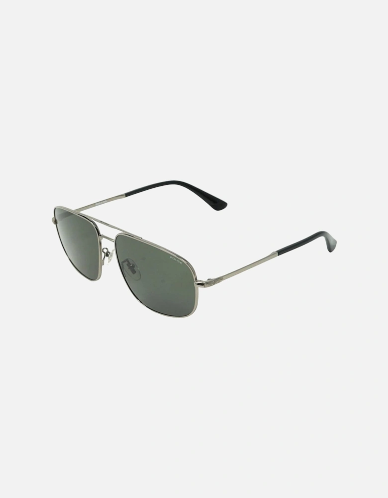 SPLE04M 0509 Silver Sunglasses