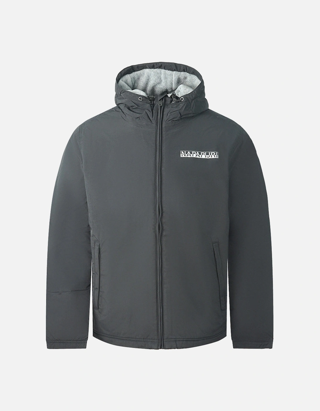 A-Ice Black Hooded Fleece Jacket, 3 of 2