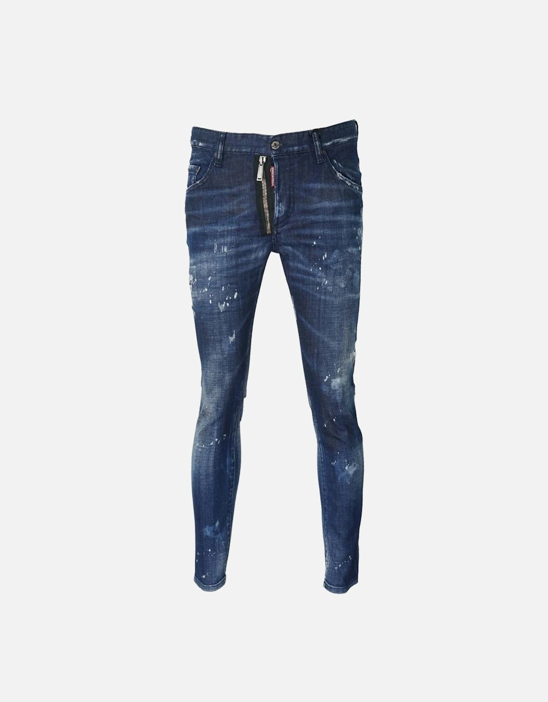 Skater Jean Zip Paint Splash Jeans, 4 of 3