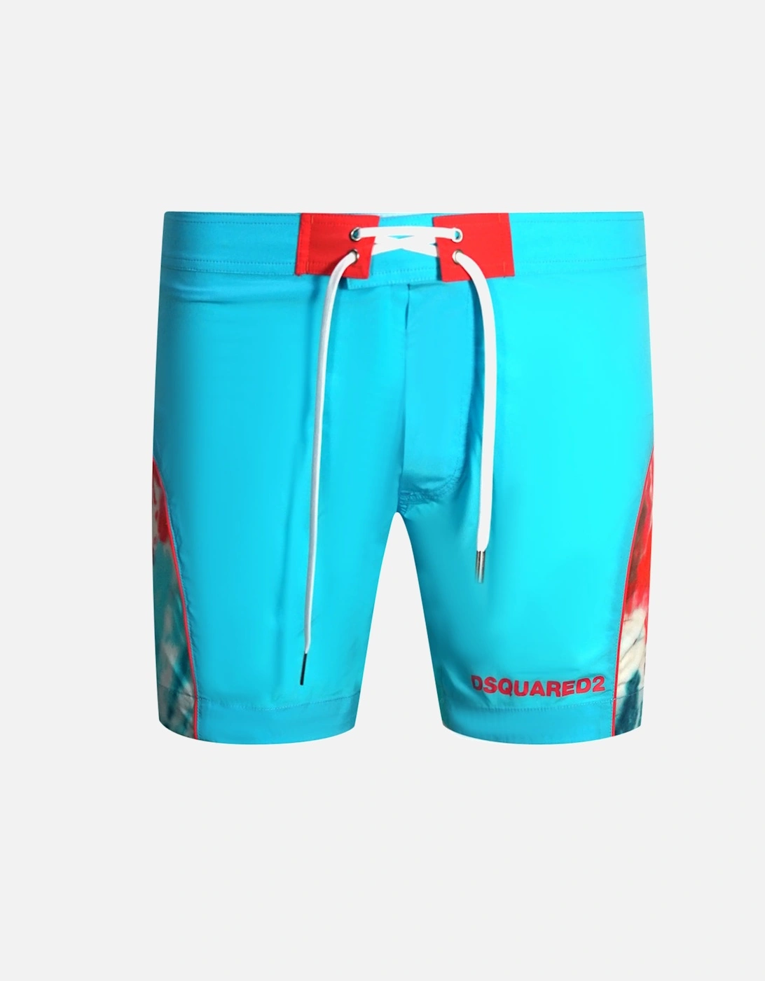 Tie Dye Design Blue Swim Shorts, 3 of 2