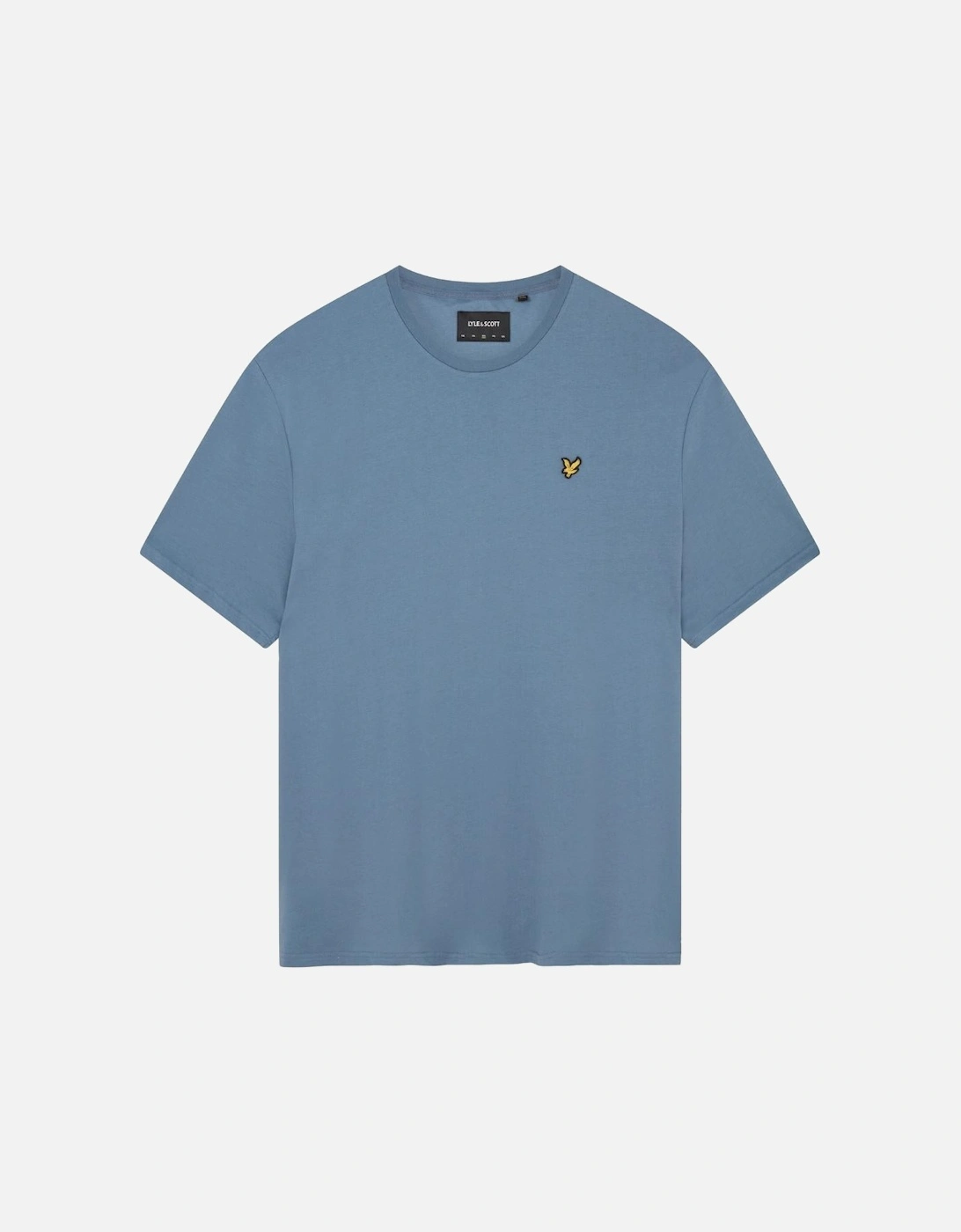 Lyle & Scott Branded Chest Logo Slate Blue T-Shirt, 5 of 4