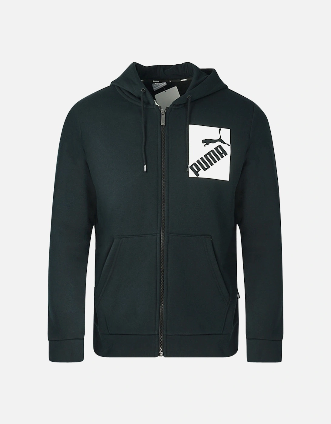 Big Logo Fz Black Zip Fl Hoodie, 3 of 2