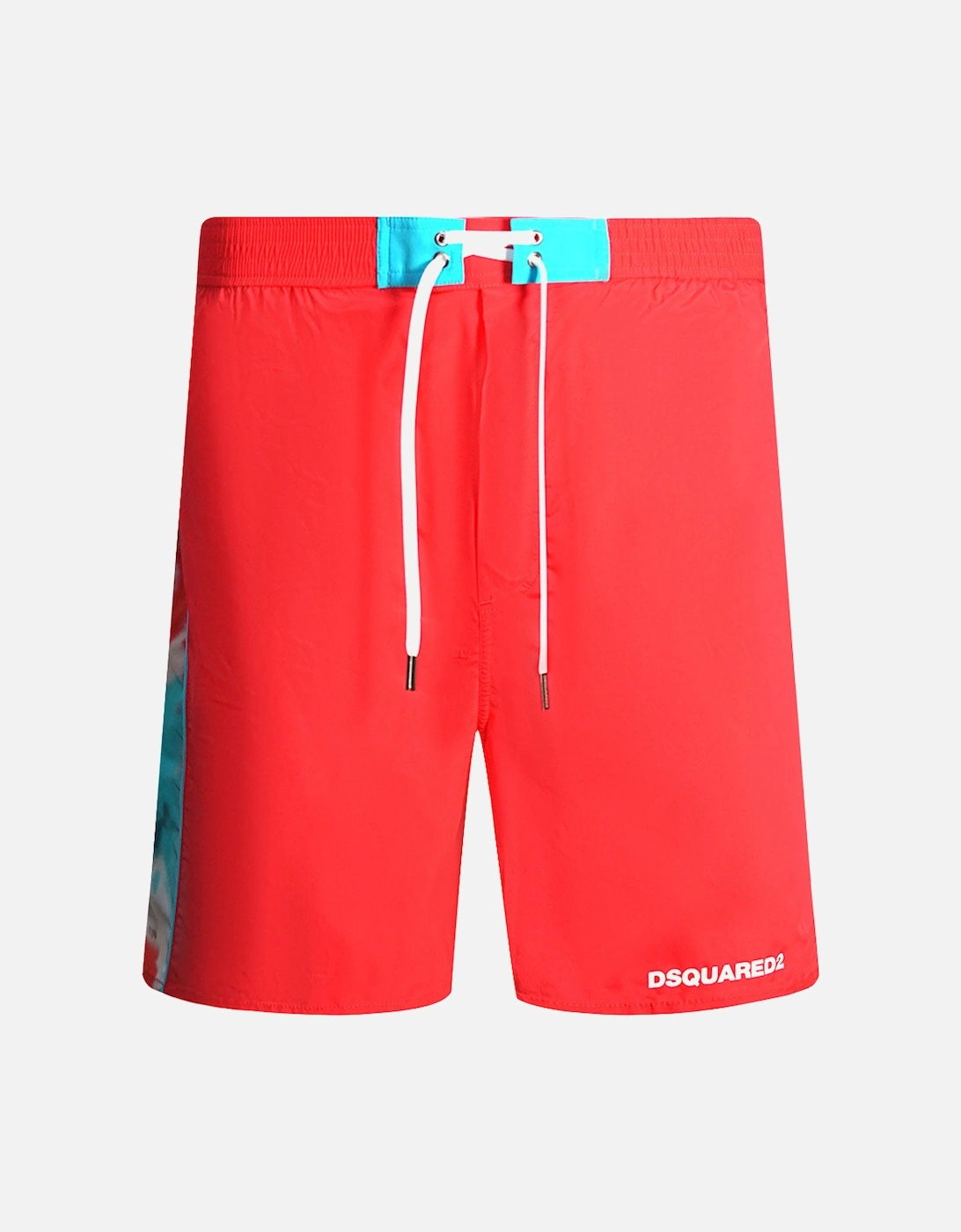Tie Dye Design Red Swim Shorts, 3 of 2