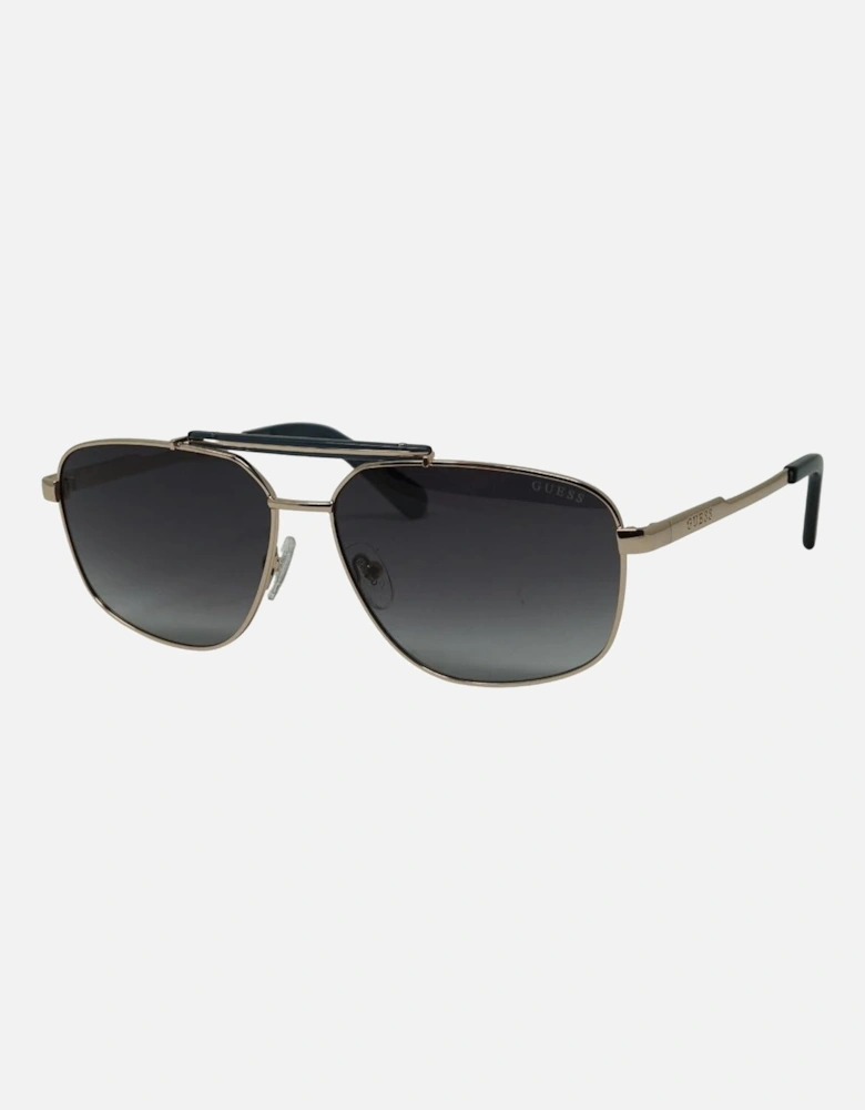 GU00054 32B Gold Sunglasses