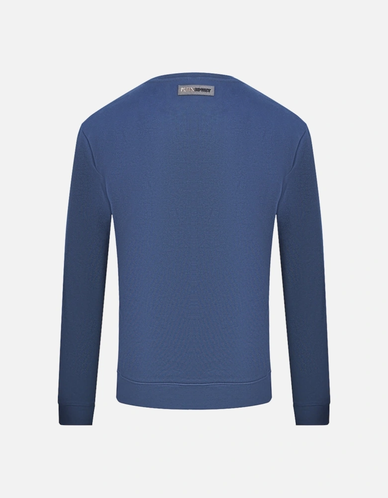 Sport Purple Bold Logo Navy Blue Jumper