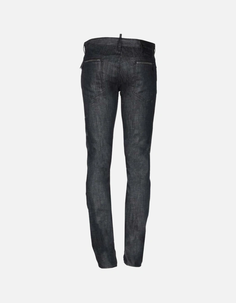 Slim Jean Zip Pocket Black Jeans