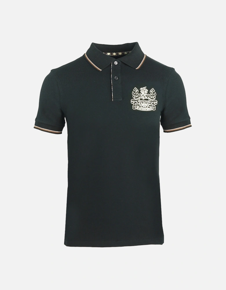 Aldis Crest Black Polo Shirt