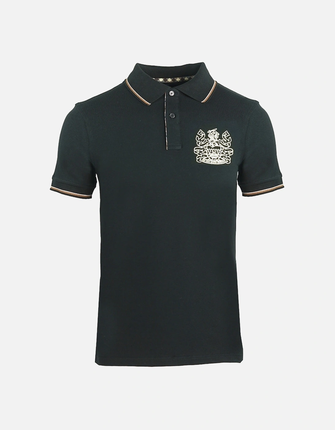 Aldis Crest Black Polo Shirt, 3 of 2