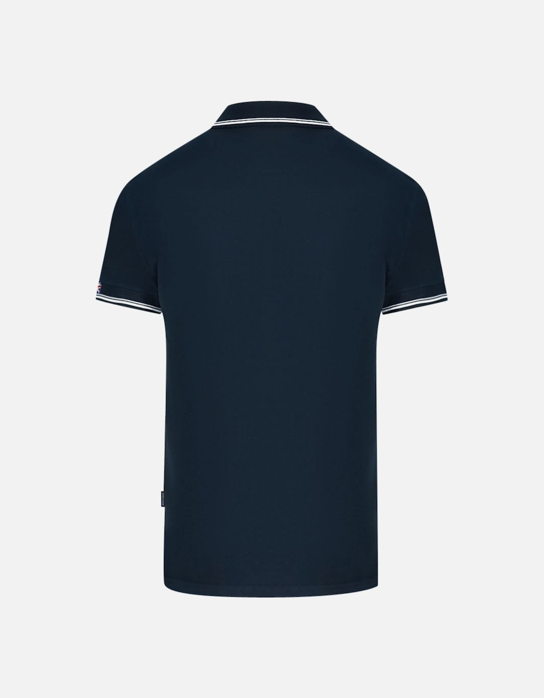 Aldis Tipped Navy Blue Polo Shirt